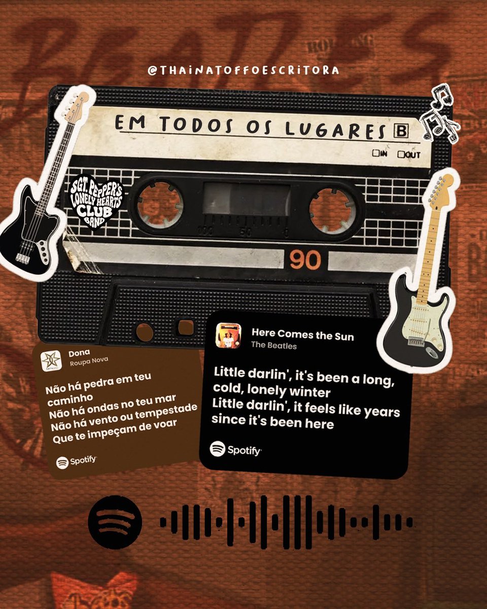 smollsoo's tweet photo. vocês não acharam que um livro sobre uma banda de garagem ia ficar sem playlist né? pois temos duas. e talvez a ordem que você escute mude a forma que você sinta a história #EToL https://t.co/2ONZjBID0h