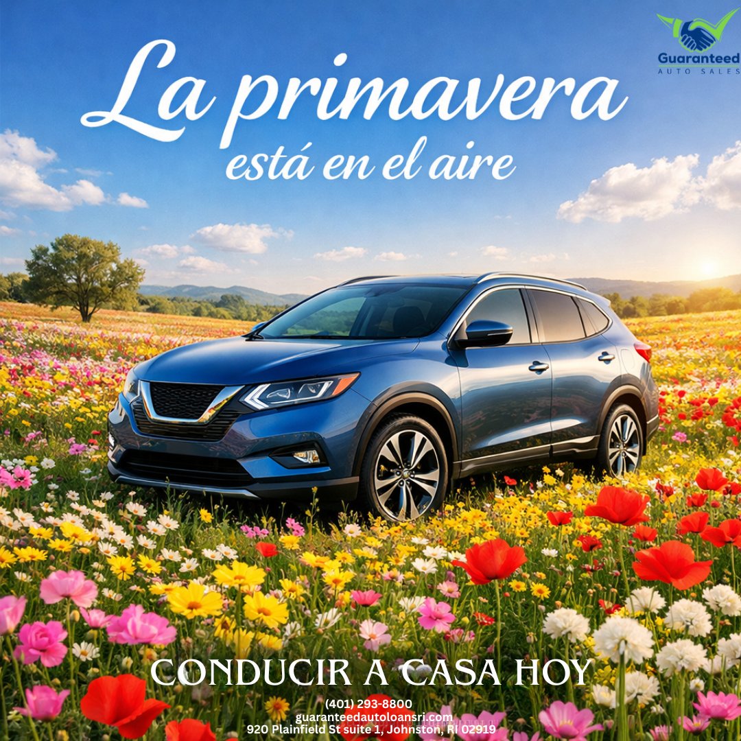 guaranteedri's tweet image. La primavera está en el aire 🌸🚗
Conduce hacia nuevos comienzos y siente cada kilómetro.#Primavera #CarAd #DriveHome #Conducir #SpringVibes #AutoLife #RoadTripReady #NewBeginnings #CarLifestyle #DriveInStyle