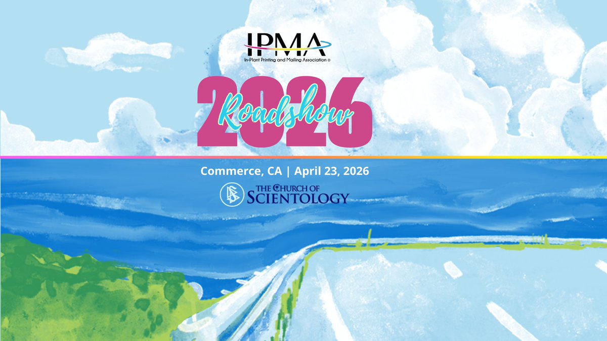 IPMAHQ's tweet photo. Join us in Commerce, CA on April 23 at the Church of Scientology for a full day of learning, networking, and an inside look at a working in-plant operation.

🔗 Read more: https://t.co/q9Xaj4f8p4

#IPMA #InPlant #Print #Mailing #RoadShow #PrintingIndustry #ProfessionalDevelopment https://t.co/hEGMoSBrSA