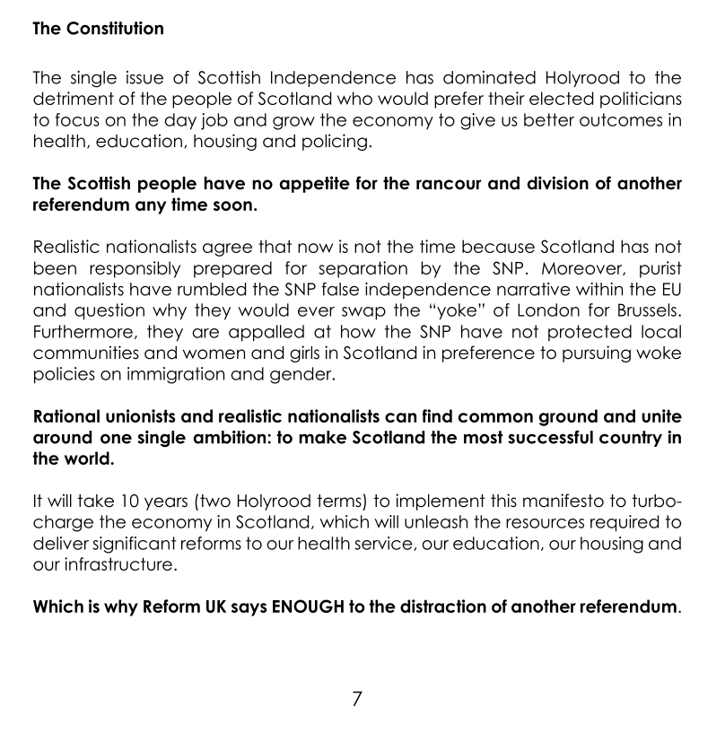 'Sir' David Kirkwood Reform UK Scotland tweet media