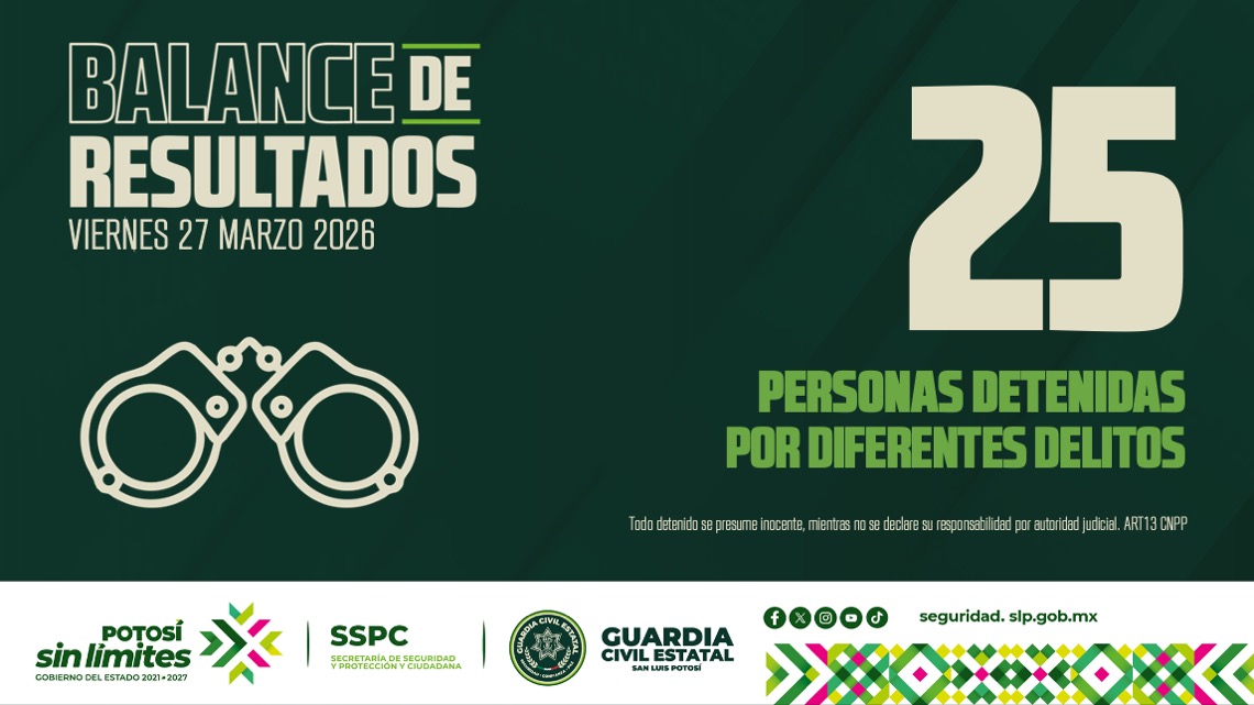 Secretaría de Seguridad y Protección Ciudadana SLP tweet media