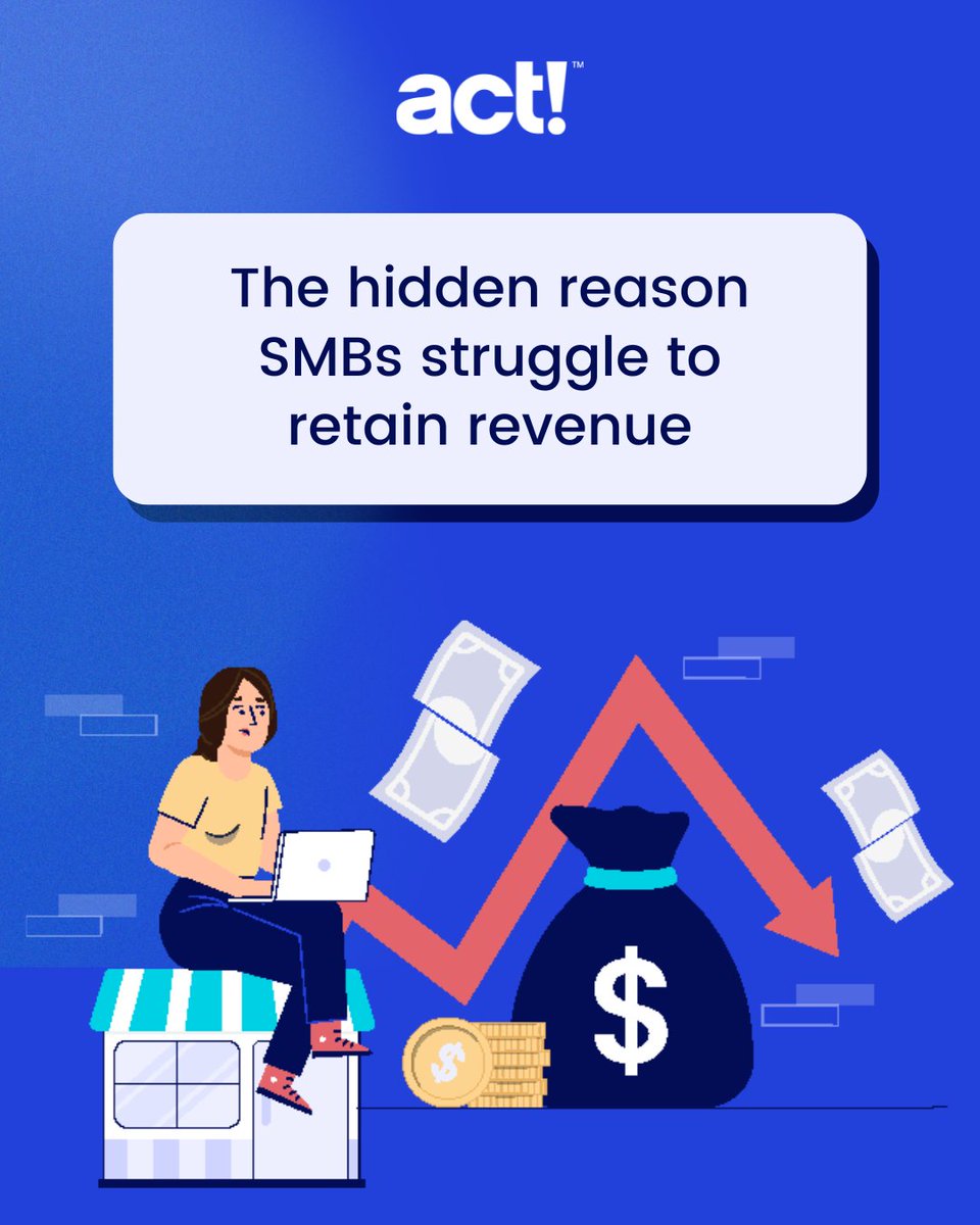 ActCRM's tweet image. Closing the deal is not the finish line. It is where long term revenue is decided.

The businesses that grow treat follow up as a strategy, not an afterthought.
Read more:
actlink.info/4t4pYmS
#SMB #CustomerRetention #SalesStrategy #CRM #Marketing