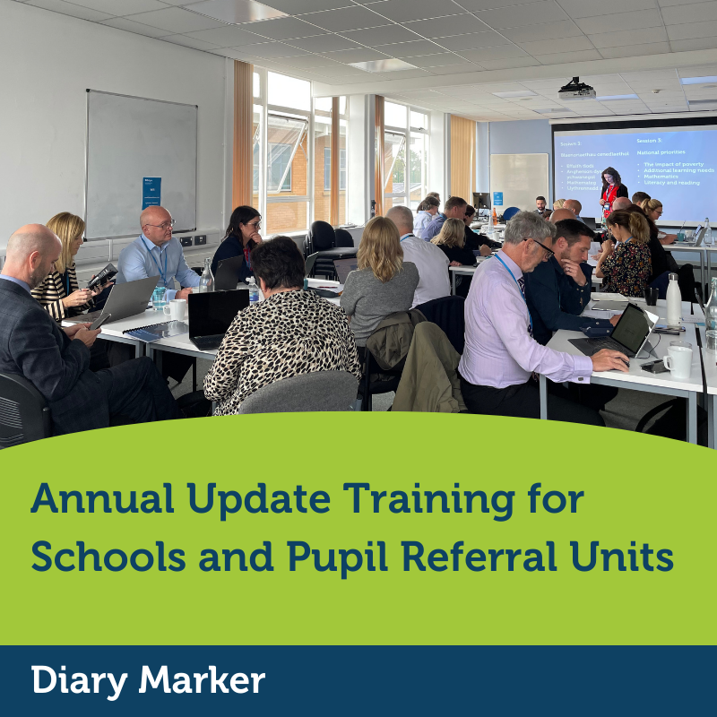 EstynHMI's tweet photo. Save the date!

If you’re an Estyn peer inspector, additional inspector, lay inspector, or school improvement partner in any of these sectors, please make a note of these training dates.  

Invitations to register will be sent via email in due course.  

1/2 https://t.co/XxnBVkn8g6