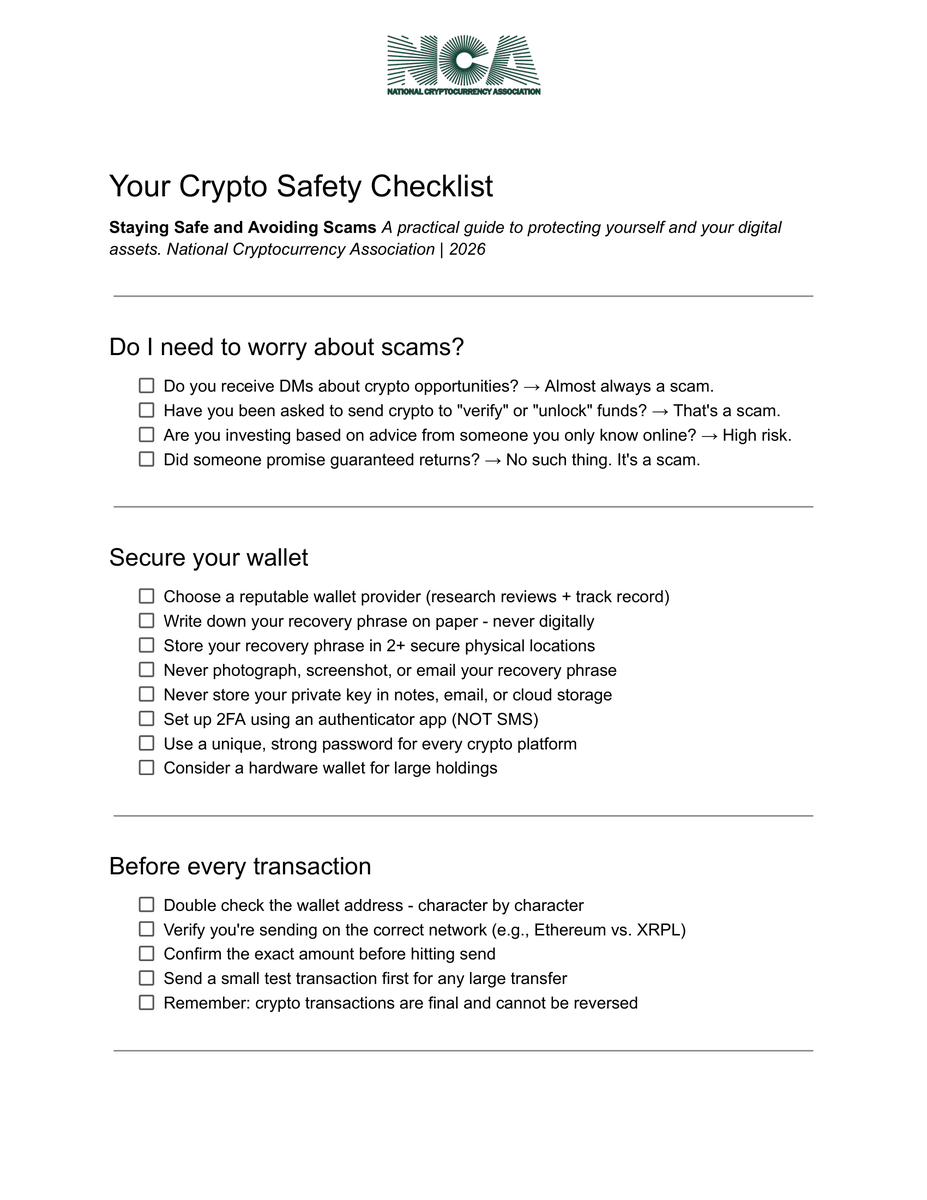 National Cryptocurrency Association tweet media