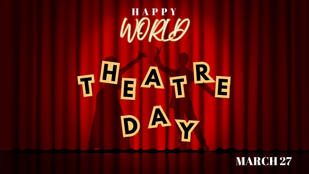 CDTPS_UofT's tweet photo. Happy World Theatre Day 🎭

At the University of Toronto's Centre for Drama, Theatre &amp; Performance Studies, we offer BA, MA &amp; PhD programs that bring together critical study and hands-on practice across theatre, performance and research.
https://t.co/kspdx584t7
#CDTPS @UofTArtSci https://t.co/fIoMSigwlK
