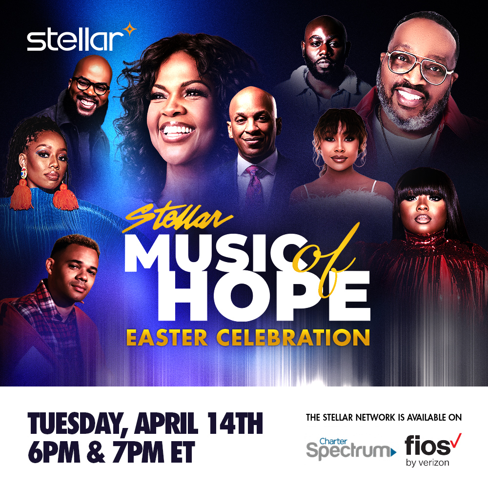 StellarTVnet's tweet image. Celebrate the Easter season with powerful praise and inspiration 🙌🏽✨

Tune in to Stellar Music of Hope on the Stellar Network, hosted by #JekalynCarr &amp;amp; #TaurenWells. A night of uplifting gospel performances you don’t want to miss! ✝️🎶 Find more info @ stellartv.com