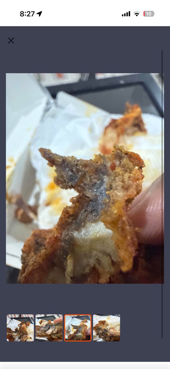 swapnilnaik1's tweet photo. Delivered rotten chicken via @Swiggy from Good Filipino Burger. This is unacceptable &amp; dangerous.
My son already consumed part of it. When raised, your customer care (Mgr Yash &amp; senior team) ACCEPTED it was spoiled but had ZERO solution or accountability. Is this the food safety https://t.co/LljH37MdhK