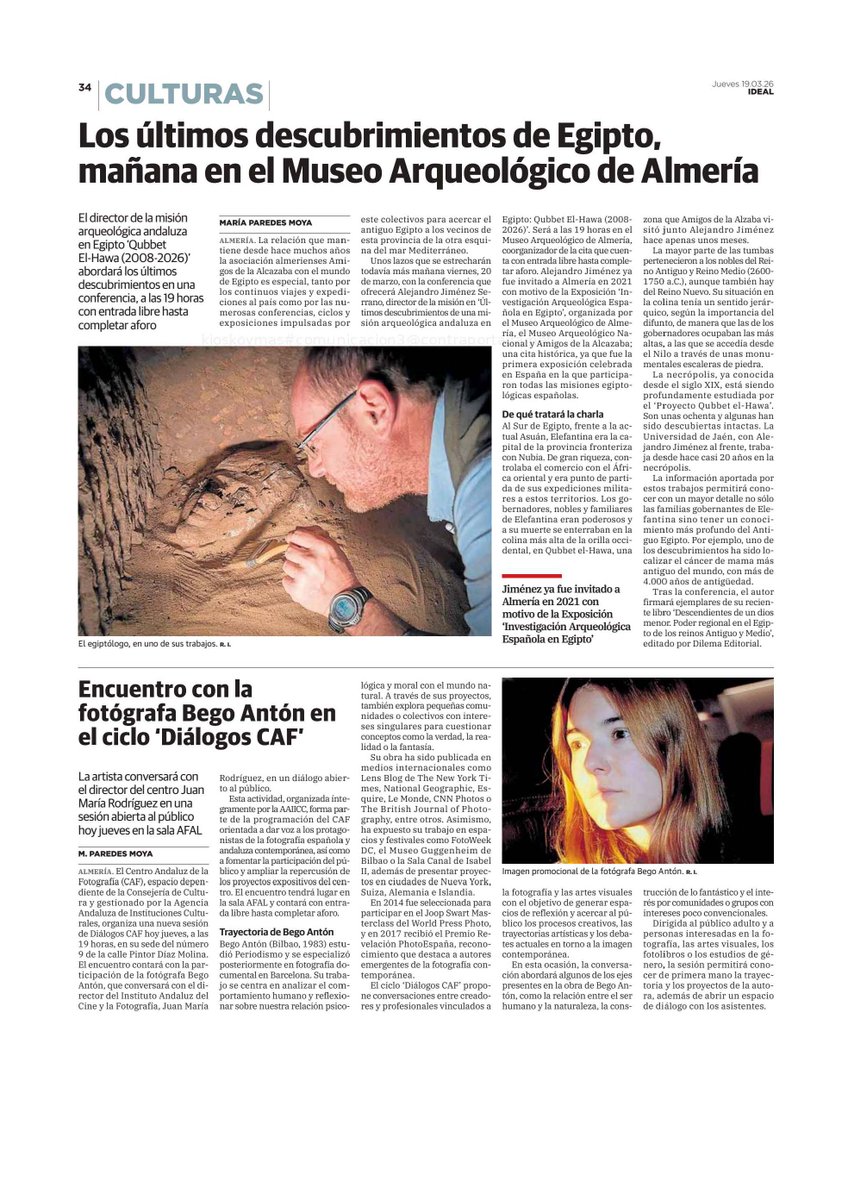 "Descendientes de un dios menor" es uno de los libros del año en egiptología, podéis estar seguros... 
Se ha confirmado en la presentación de Alejandro Jiménez Serrano con Amigos de la Alcazaba en el Museo de Almería. 
Tenéis que leerlo.