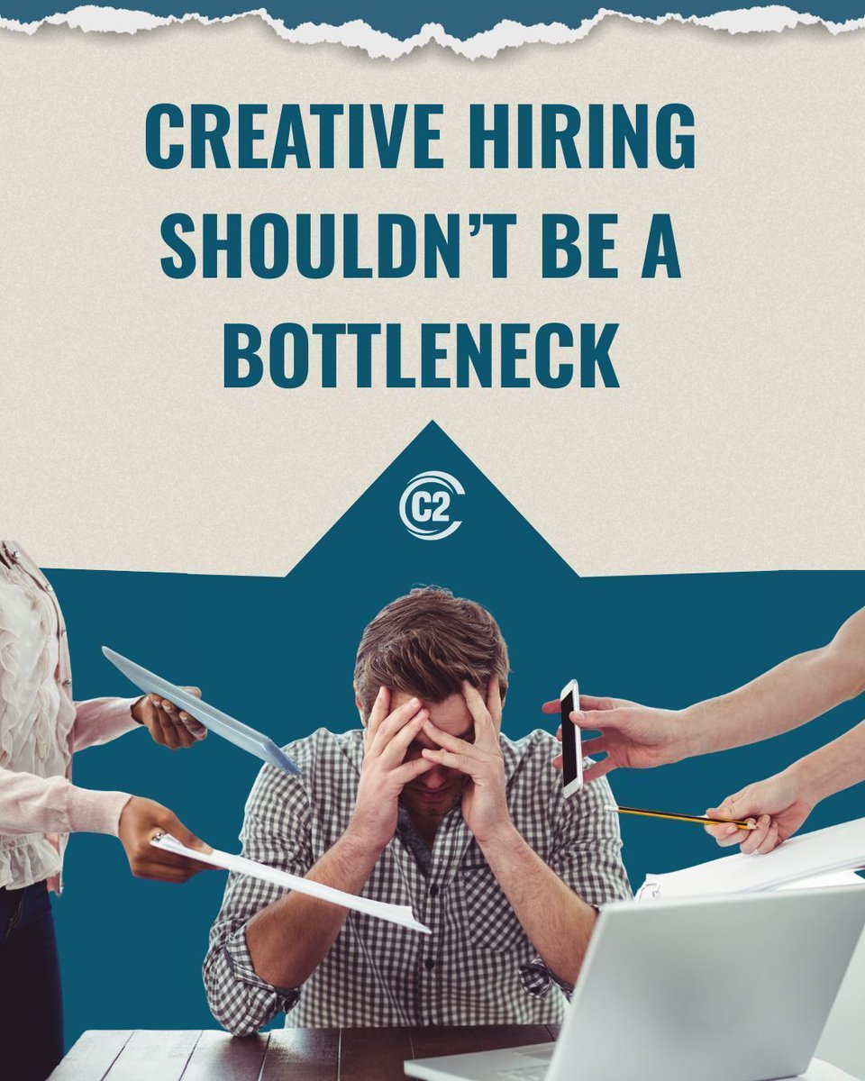 C2MKE's tweet photo. When creative work slows down, deadlines don’t move, and pressure just builds. C2 delivers vetted creative talent who can jump in fast and keep projects moving. Short-term, long-term, or project-based... we flex so you don’t have to. https://t.co/2RhHhRl3am