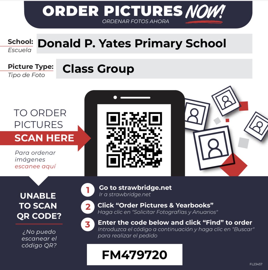 YatesPrimary's tweet photo. Spring Individual and Group pictures will be taken on Thursday,  April 2. Pre-order your group picture today! https://t.co/cvYWET8HiD