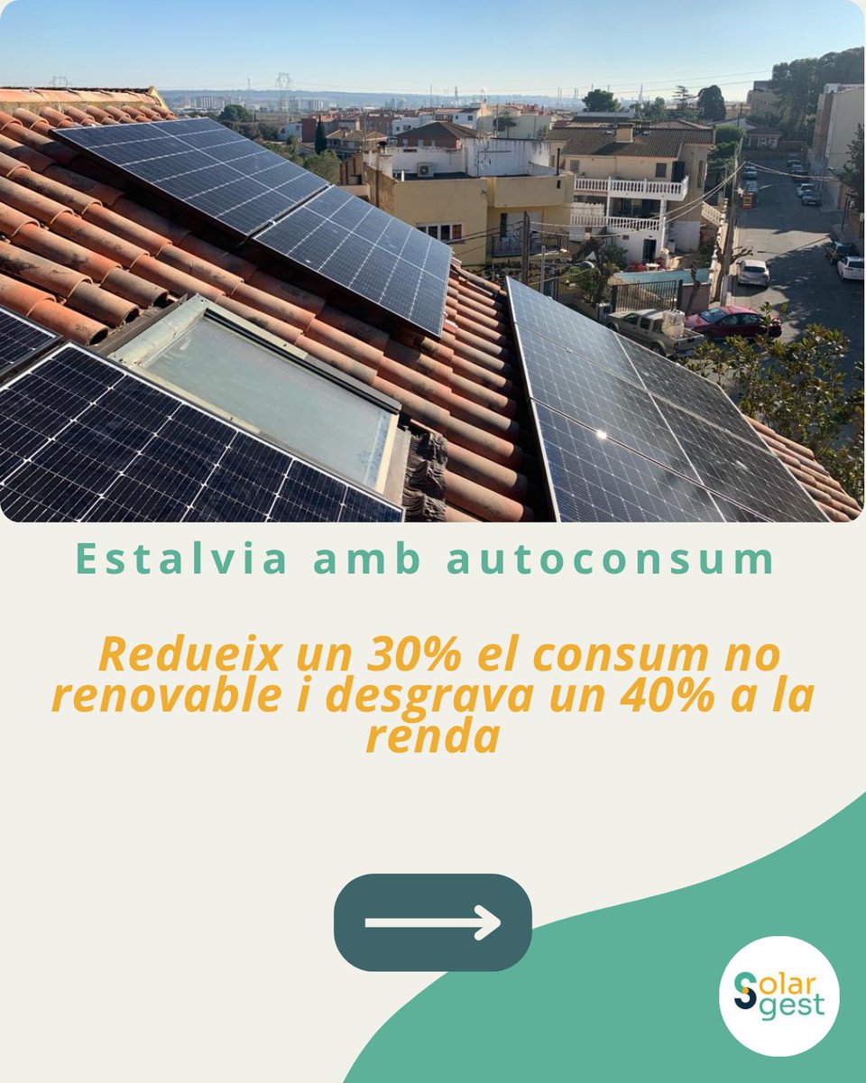 solargest_cat's tweet photo. 🏡 Sabies que millorar l’eficiència energètica del teu habitatge no només redueix el consum, sinó que també et pot donar beneficis a la declaració de la renda?

📩 Consulta’ns i t’assessorem sense compromís

#Solargest #Bonificacions #PlaquesSolars #EnergiaSolar https://t.co/k7Ic1hBM0n