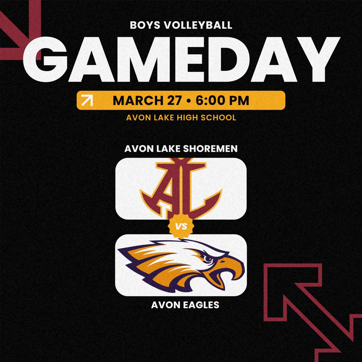 🏐Friday night volleyball!  

The Shoremen face their crosstown rival Avon tonight at home at 6:00pm.  

Come out and support the team!  Admission is $6 for adults and free for kids and students under the age of 18.