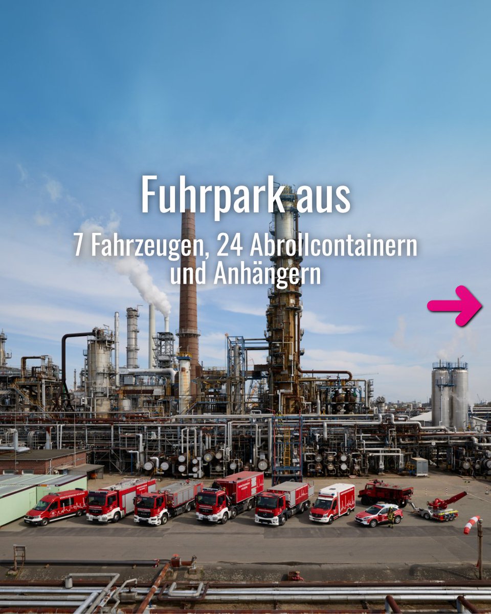 HolbornRefinery's tweet photo. Das Team der #HOLBORN #Werkfeuerwehr sorgt rund um die Uhr für Sicherheit auf dem #Raffineriegelände - mit klaren Abläufen, technischer Expertise und regelmäßigen Schulungen.
Die Kombination aus haupt- und nebenberuflichen Feuerwehrleuten ist dabei ein zentraler Erfolgsfaktor. https://t.co/RHUcqyKlhN