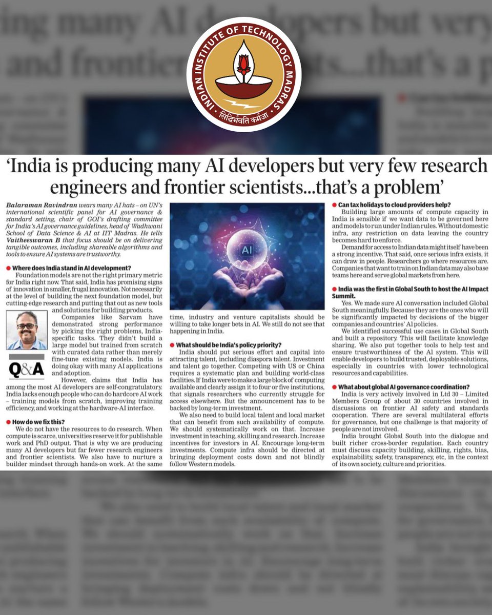 IIT Madras tweet media