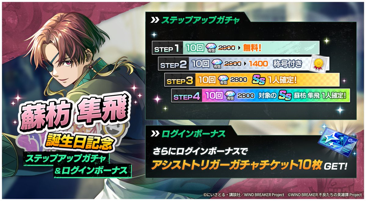 ウィンヒロ『WIND BREAKER 不良たちの英雄譚』公式 tweet media