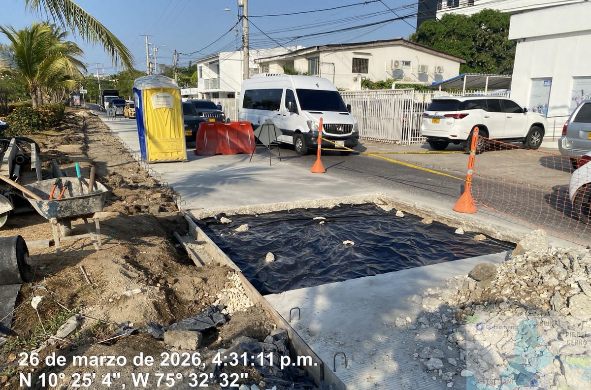 Secretaría de Infraestructura de Cartagena tweet media
