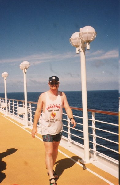 Bstinson33's tweet image. "Crossing the Line" The Equator, Pacific Ocean, circa 2000 Just after the ceremony. I was Crew Purser on the R3 - Renaissance Cruises - bring the ship from the shipyard to French Polynesia. I was the one punished the most! What an honor. #shellback #equator