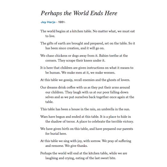 every time they say together to eat and talk about the album, their lives in general, all i could think about was this poem.