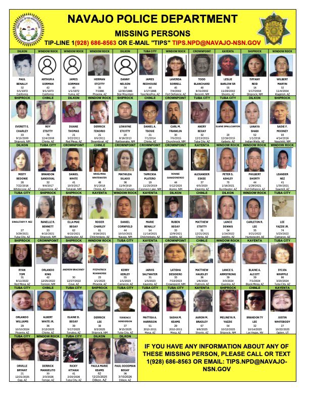 Navajo Police Department tweet media