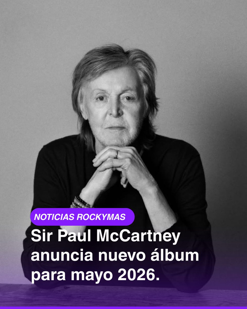 El próximo 26 de mayo Paul McCartney lanza su nuevo álbum llamado "The Boys of Dungeon Lane"

Además ha publicado el primer adelanto "Days we left behind".