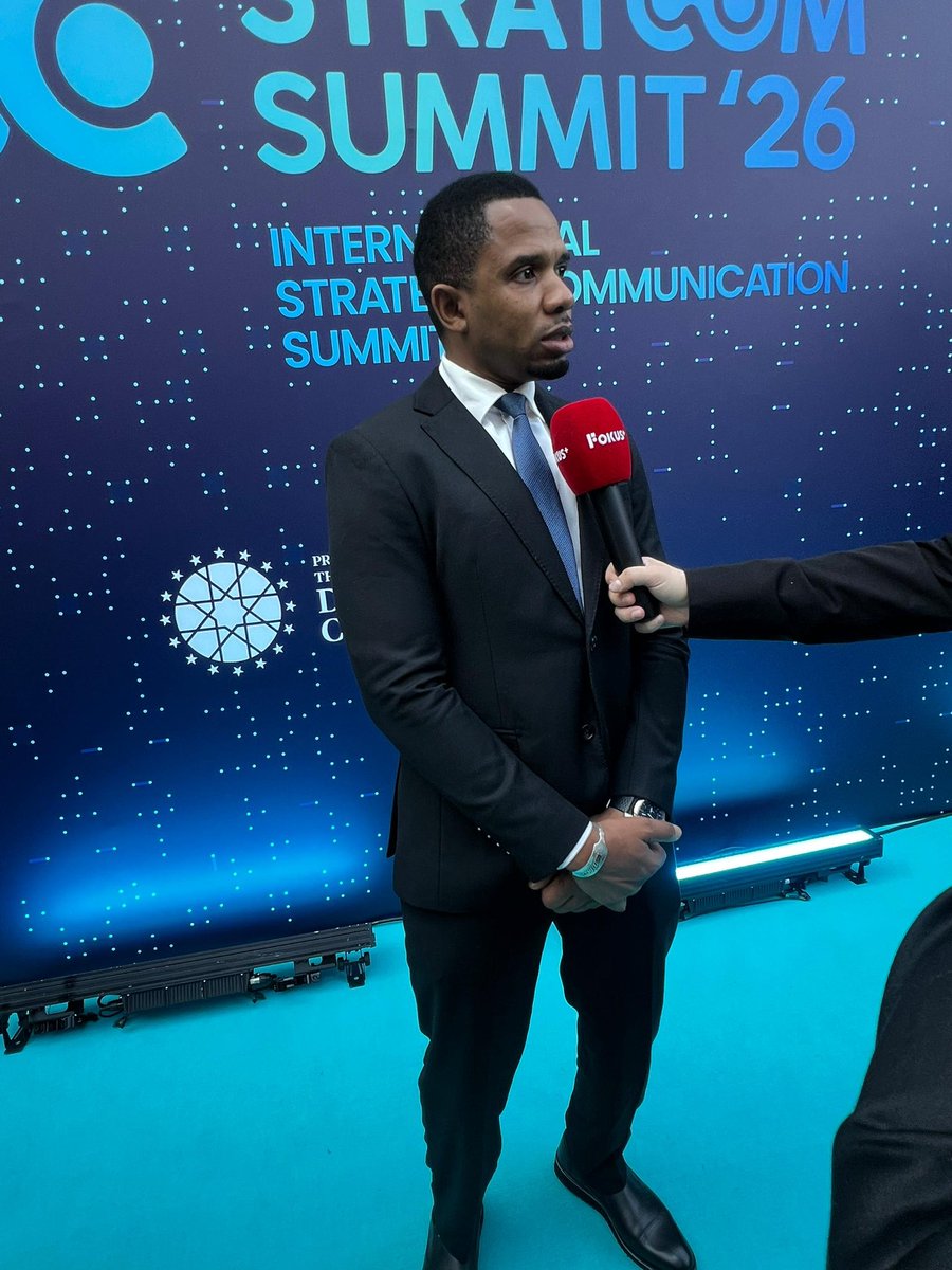 Info_Ministry_'s tweet photo. Hon. Minister of Information, Media and Broadcasting Services, Hon Dr. Ismaila Ceesay, is in the Republic of Türkiye attending the Stratcom Summit 2026, a leading global forum on strategic communication, media integrity, and information governance.

#StratcomSummit2026 https://t.co/dIbJ05WXln