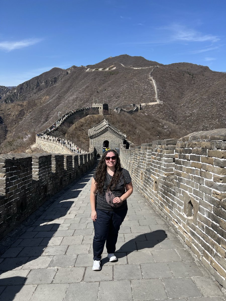 nazarenamedina's tweet photo. Hoy conocimos la Gran Muralla China 🇨🇳 aún no caigo, qué maravillosa por favor!!! https://t.co/suEiFX3qvB