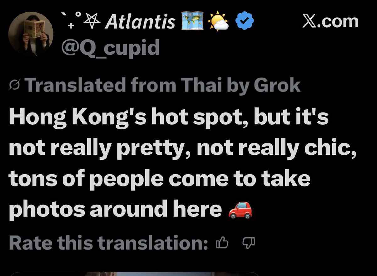 แต่ว่าไม่ได้_สวยจริง = สวย 
แต่ว่า_ไม่ได้สวยจริง = ไม่สวย 

เว้นวรรคผิด ความหมายเปลี่ยน แต่ translator ไม่เข้าใจสิ่งนี้