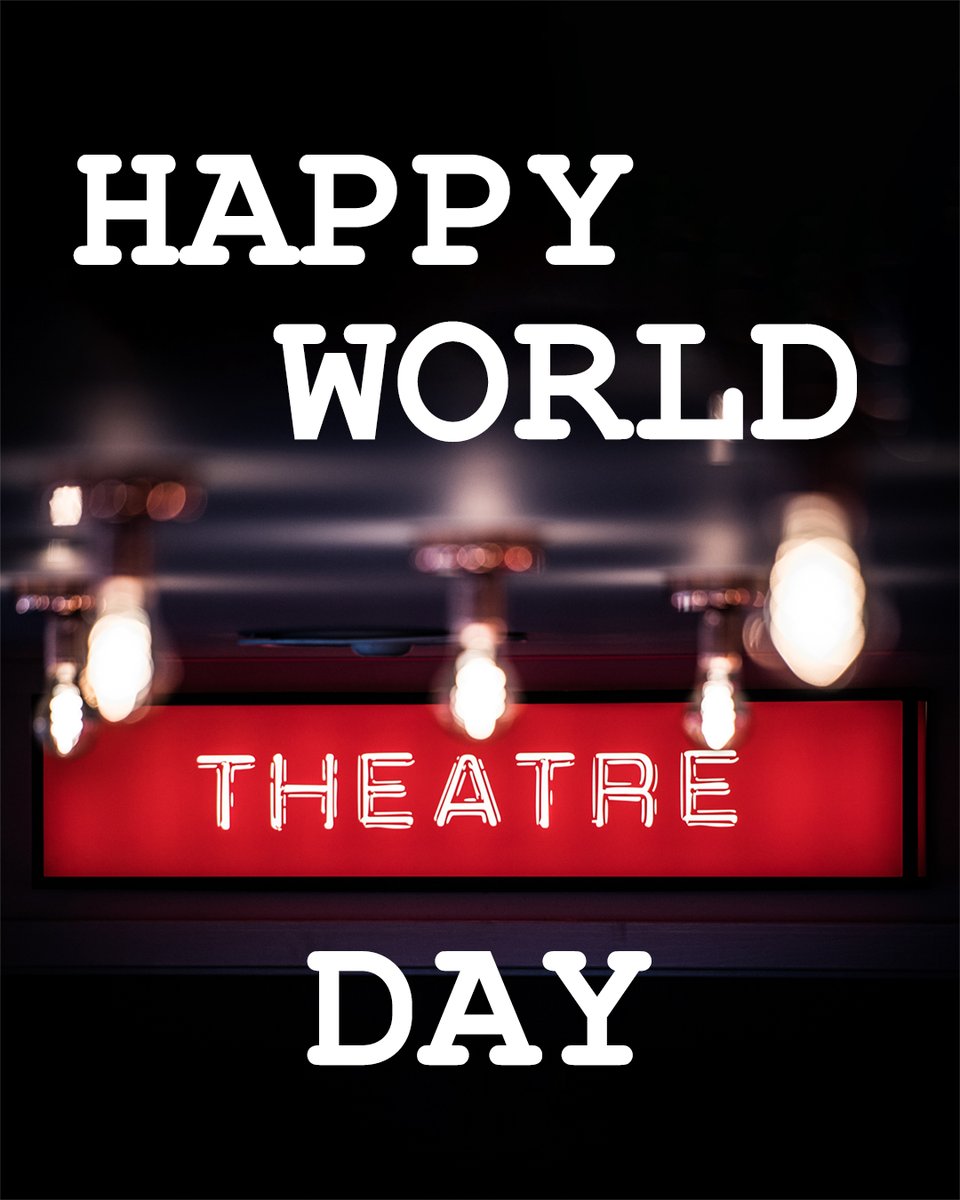 TheOtherPalace's tweet photo. HAPPY WORLD THEATRE DAY! 🎭
Come celebrate the magic of live theatre with us today and every day!
#WorldTheatreDay #TheOtherPalace https://t.co/pTCsq6aGSS