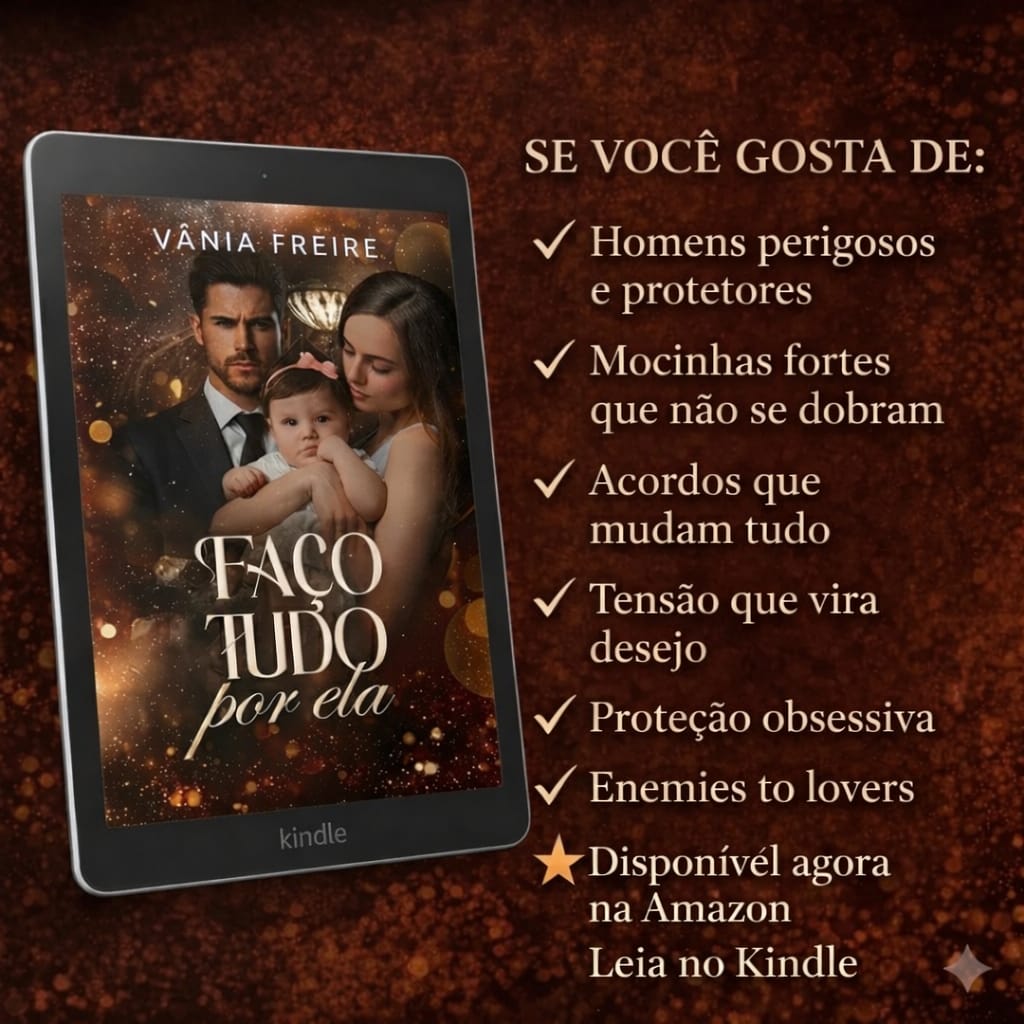 👶 Um bebê inesperado entra na vida de dois adultos acostumados ao controle.
🔥 Um homem marcado pelo passado.
🖤 Uma mulher que construiu um império sozinha.
📚 Disponível agora na Amazon e no Kindle Unlimited.

<a href="/vaniafreirenit/">Autora Vania Freire</a> 
#ebook #autoranacional #novidadeebook #lerébomdms