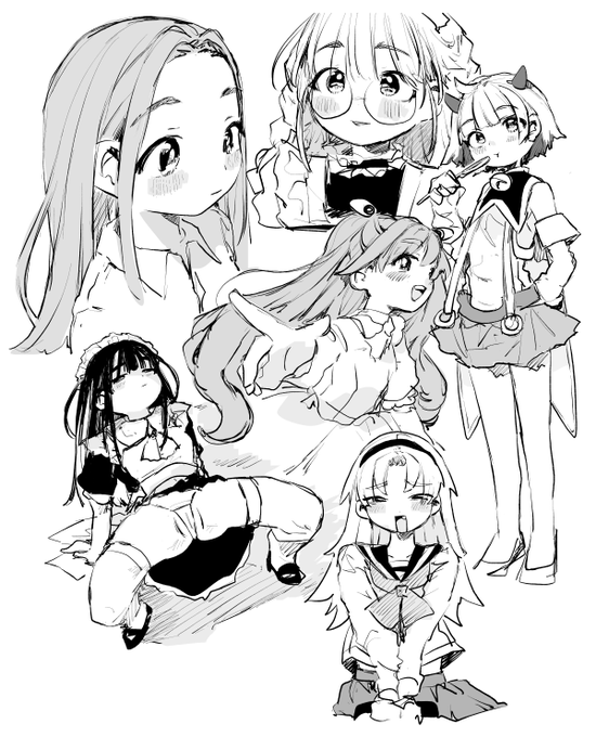 少し前のらくがき詰め合わせ 