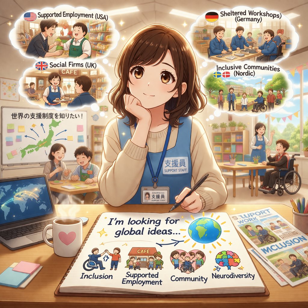 rica_ot's tweet image. What happens when someone has nowhere to work?

I’m looking for global ideas to help people with disabilities find a place where they truly belong.

#DisabilitySupport
#InclusiveWorkplace
#Neurodiversity
#DisabilityInclusion
#SupportedEmployment
#SocialInclusion
#Belonging