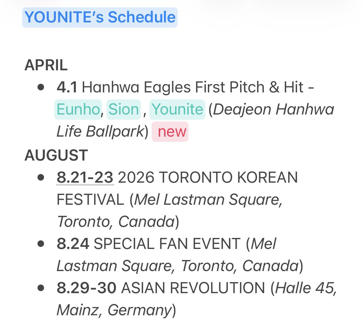 YOUNITE INTERNATIONAL tweet media