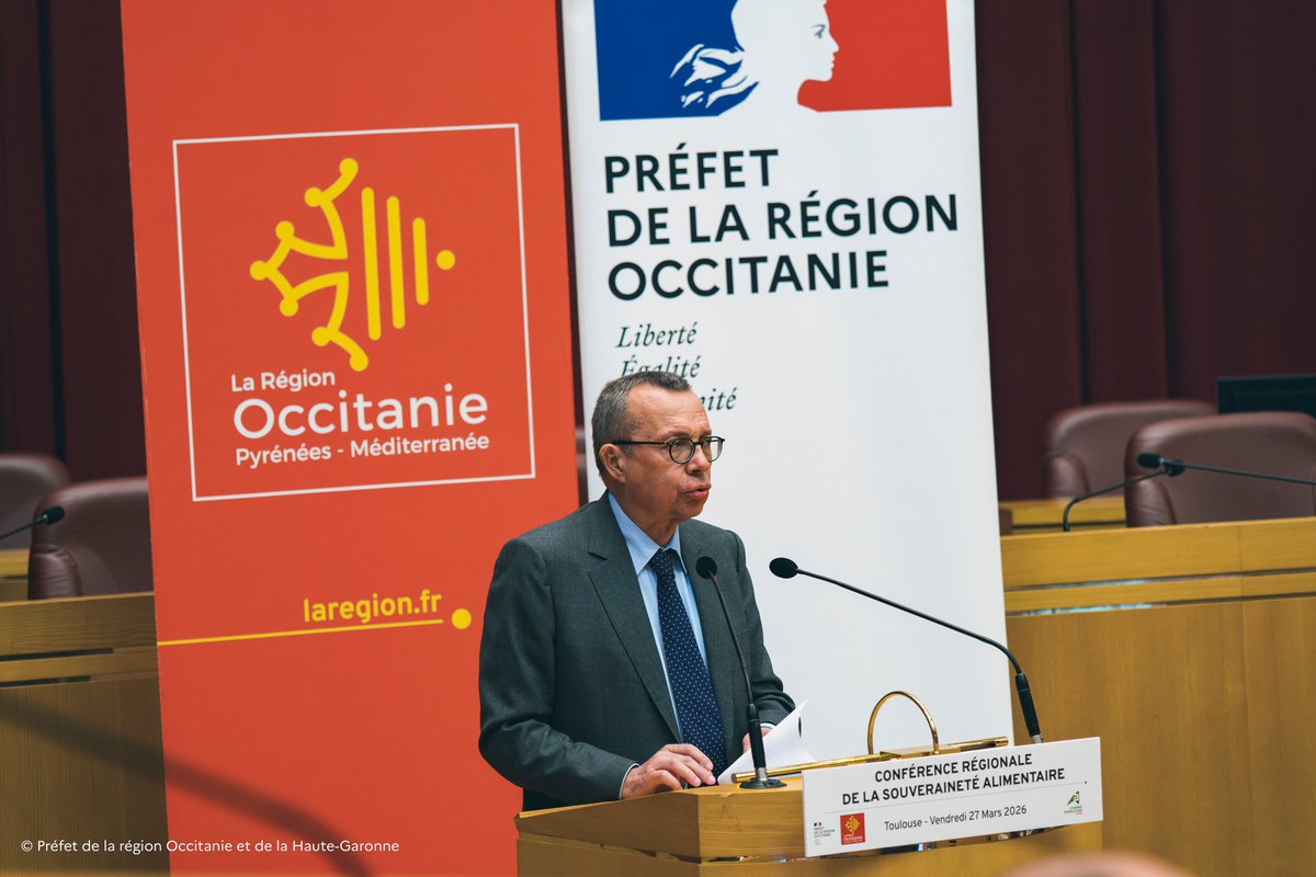 Image de Préfet d'Occitanie et de la Haute-Garonne - 🌾 Souveraineté alimentaire | Pierre-André Durand, Préfet d'Occitanie et de la Haute-Garonne, a co-p