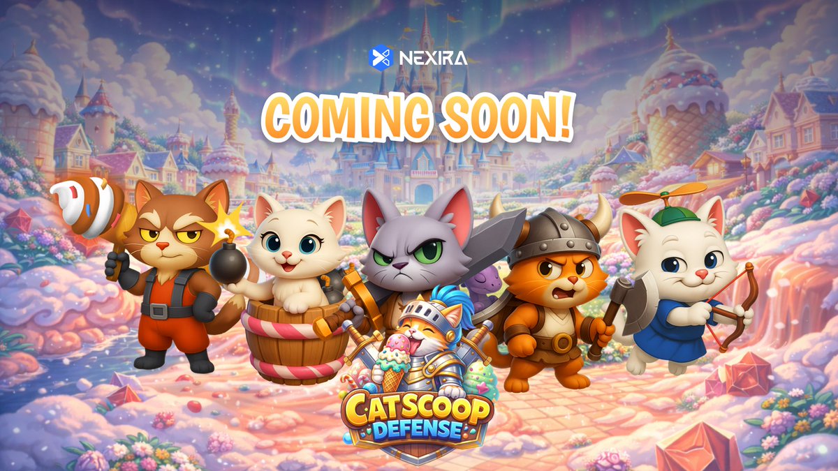 🐱 MEOW-TASTIC NEWS, NEXIRANS! 🎮

Another studio joins the network. We’re excited to welcome BitSoft, the 4th external studio building on Nexira, launching Cat Scoop Defense. 🐾

Adorable cats. Fierce defense. Furry fury. 😼⚔️

Every new studio = more assets, more players, more