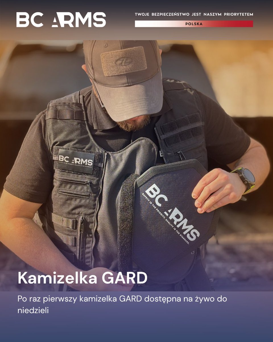 bc_armspl's tweet photo. GARD na żywo.
Kamizelkę można zobaczyć na #eurotargetshow – jesteśmy do niedzieli na stoisku @spec_shop.
🔵szybkie zakładanie (YKK)
🔵pełna ochrona torsu
🔵możliwość ICW
🔵komfort + mobilność
Sprzęt, który odpowiada na realne potrzeby.
👉 Zniżka dla mundurowych. https://t.co/R0rtCAKmqk