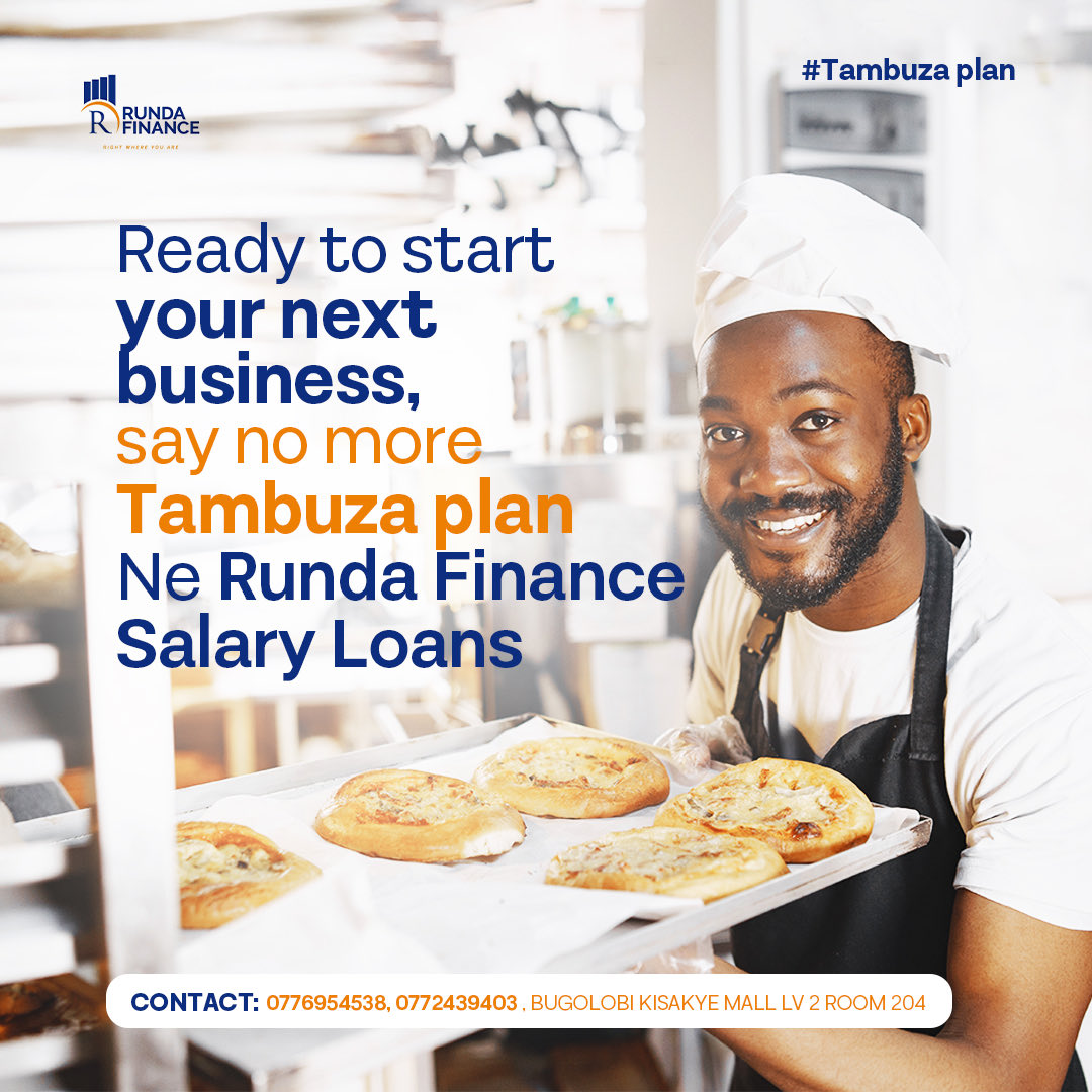 Runda_Finance's tweet photo. Tambuza Plan Ne Runda Finance Salary Loans 
#tambuzaplan 
#loans 
#salaryloans 
#loanskampala 
#rundafinance https://t.co/qD4fdpJfV8