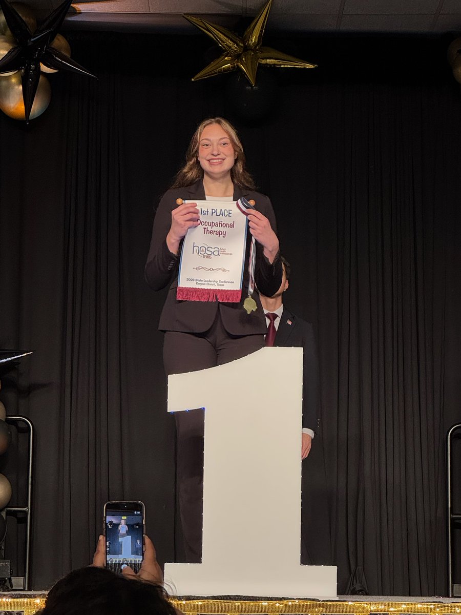 Fulshear_HS's tweet photo. Elaine Mischler and Kira Nguyen earned 🥇 1st place at HOSA State, making school history!

After excelling on a written exam and hands-on skills, they’re headed to Nationals in Indiana ✈️

#WeAreFu1shear ⚡️ https://t.co/1PDaKUmtaN