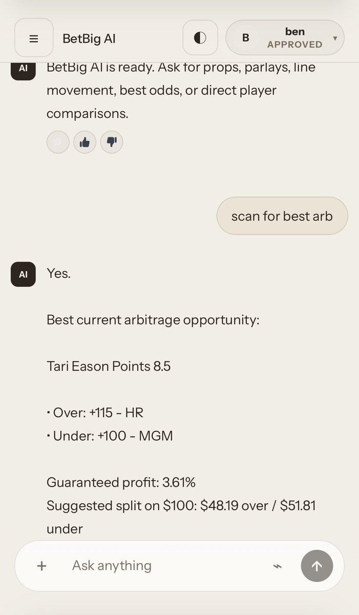 BetBigAI tweet media