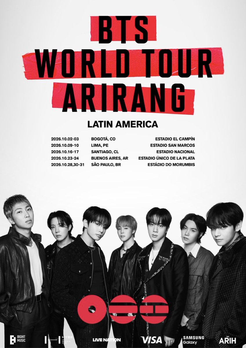 AlertaNews24's tweet photo. 🌎 | AHORA: La agrupación surcoreana BTS lanza los precios para sus conciertos en Latinoamérica como parte de su gira mundial. https://t.co/Dm9n7r44uh