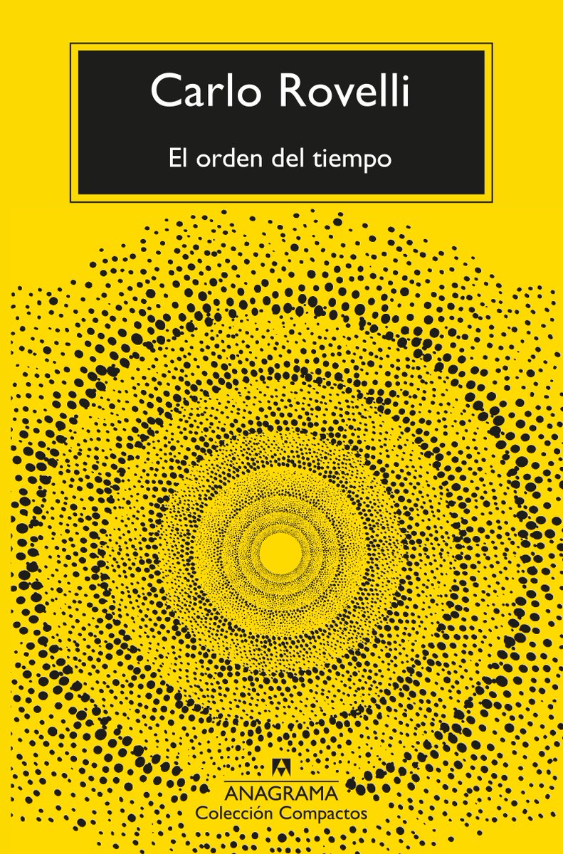 AG_Cidoncha's tweet photo. El orden del tiempo de Carlo Rovelli. Han pasado unos días desde que lo leí y tras el reposo, busco para ver lo que queda.

Es un ensayo pero es mucho más. Es física cuántica, pero también es filosofía. 

La búsqueda de qué es el tiempoes algo muy bello, y se percibe la pasión. https://t.co/q9QfjmEDIM