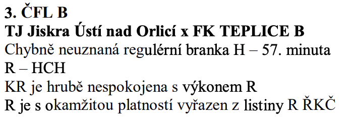 DanielDolejsiX's tweet image. Doufal jsem, ale určitě nečekal, že se k tomu Řídící komise pro Čechy postaví takto 😳👏 Kéž by to mělo ještě nějakou další dohru. Nevěřím tomu, že je ten rozhodčí Jakub Doubrava slepej. Spíš by navedenej...
#fkteplice #rozhodci #fotbal