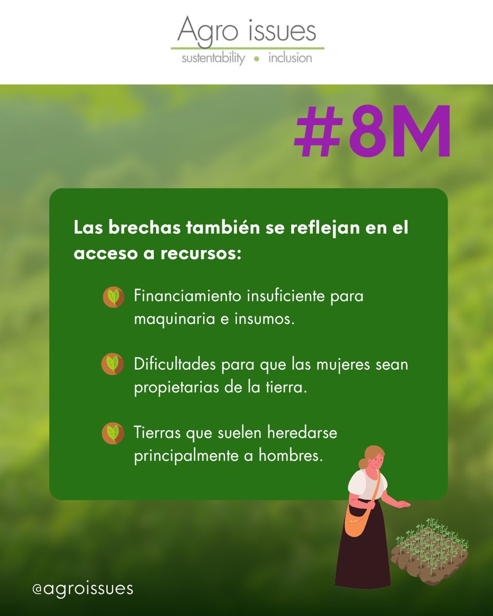 Gender_Issuesmx's tweet photo. Con mucha emoción, les contamos que se abrió un bracito de @Gender_Issuesmx para sumar esfuerzos enfocados en la transformación de las desigualdades en temas de sustentabilidad, cadenas de suministro, campo y cambio climático.  

Gracias por seguirnos y sumar esfuerzos 💚💜 https://t.co/hL3oALvyNF