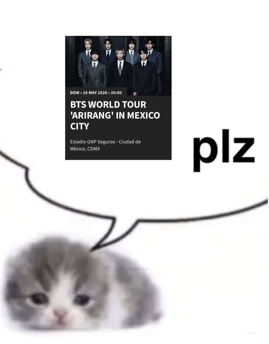 ☼monseツ⁷ DECRETANDO VER A BTS EN CDMX🤞🏼💜 tweet media