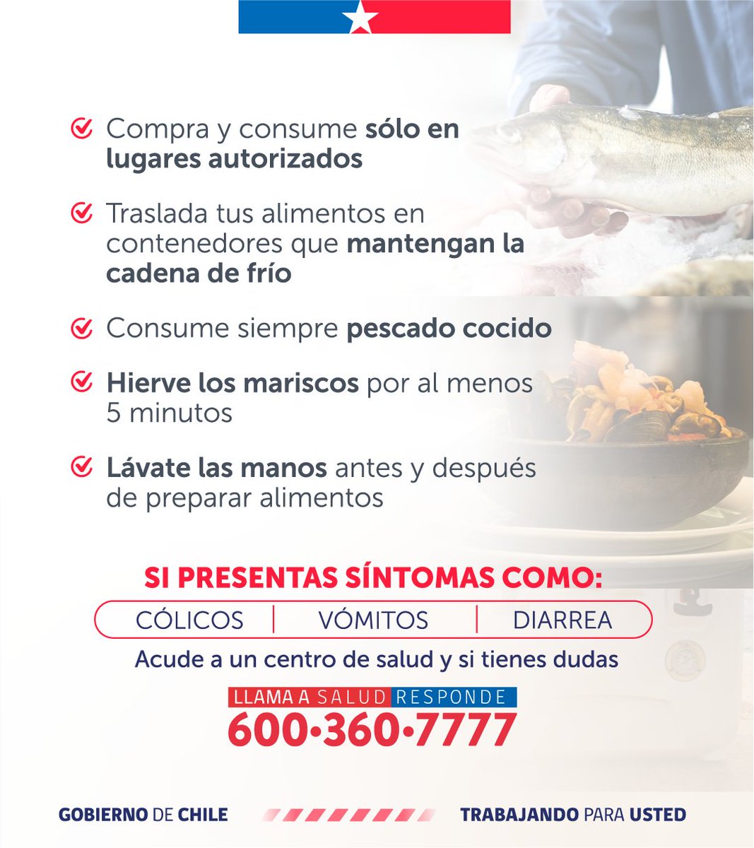Salud_Responde's tweet photo. En Semana Santa aumenta el consumo de pescados y mariscos 🐟🦐. Para evitar problemas de salud 🤢, revisa estas recomendaciones y vista ➡️ https://t.co/RhQb4AtCJM
Ante dudas antes, durante o después, llama a #SaludResponde 📞 al 600 360 7777. Profesionales de Salud 24/7 https://t.co/5Up21hq4tA