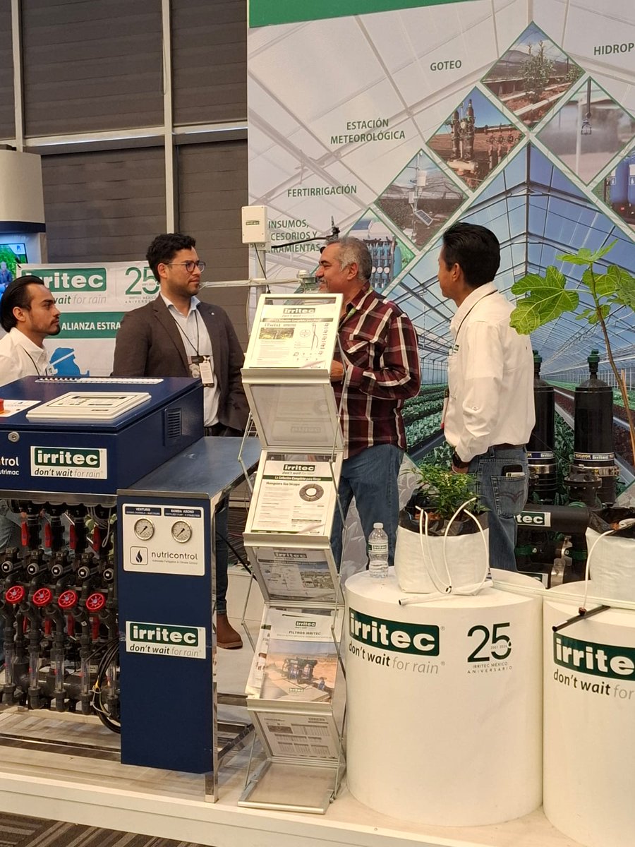 netsens_it's tweet photo. Netsens presente in @GreenTechAm 2026 - Mexico - Insieme a @Irritec. https://t.co/Hbl88nskAa