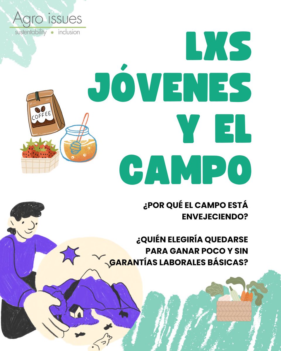 Gender_Issuesmx's tweet photo. 🔵Hablamos de “falta de relevo generacional” en el sistema agroalimentario como si fuera un problema de voluntad. Pero los datos cuentan otra historia: el campo está envejeciendo, mientras que las condiciones para que nuevas generaciones entren —o se queden— son limitadas. https://t.co/OimGwhPt8P