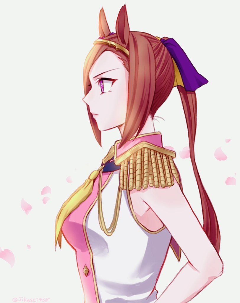 サクラバクシンオー(ウマ娘) 「やばい……ダンス衣装バクシンオーほんまにメロすぎる……ウマ娘復帰しよかな…… 一」|自家製🌈のイラスト
