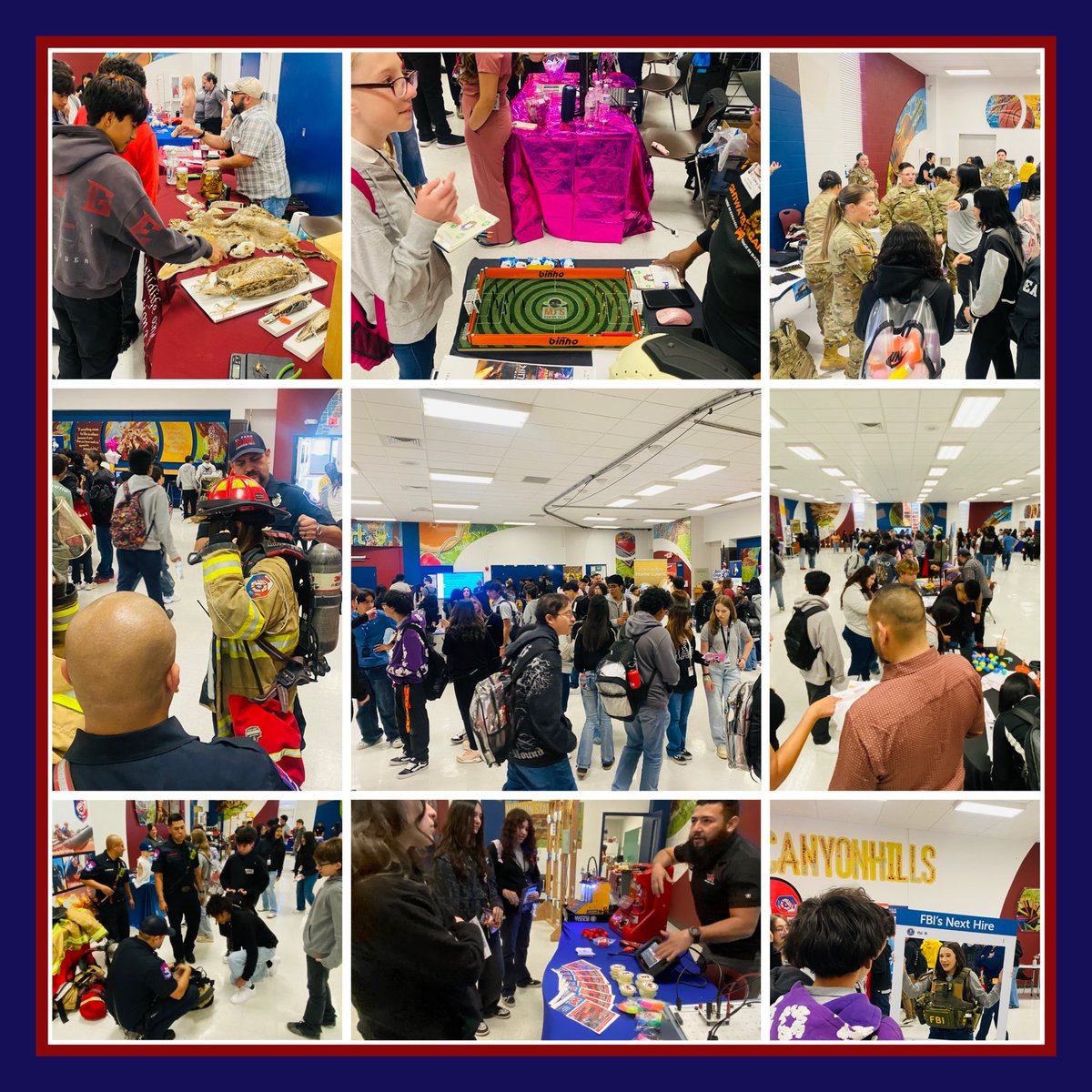 CHMSPumaPride's tweet photo. Packed the den! Career Day 2026 @CHMSPumaPride! Our Pumas future is definitely looking bright ! 🐾 @ELPASO_ISD @episdsuper @EPPattyC @csepisd @EPISDAcademics @LeonelMonroyJr @SarahVenegasEdD 💫 https://t.co/Mf5tanNU0Y