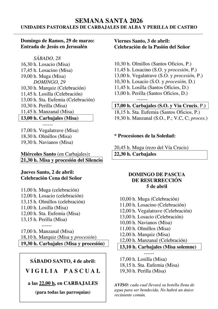 #semanasanta #SemanaSanta2026 
#Carbajales de Alba