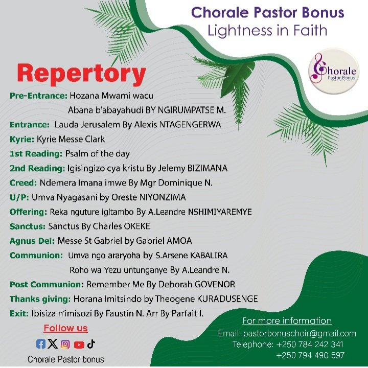 Pastor Bonus Choir tweet media